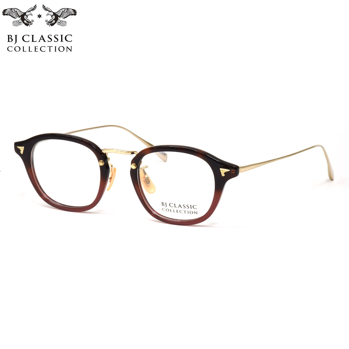 BJクラシック コレクション メガネ COM-551NT 101-1 44 BJ CLASSIC COLLECTION コンビ シリーズ チタン 人気 おしゃれ 日本製 鯖江 メンズ レディース
