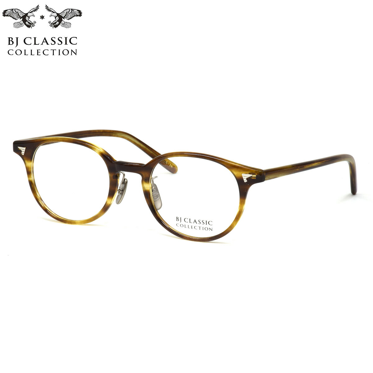 楽天市場】BJクラシック コレクション メガネ P-572MP 19 47 BJ
