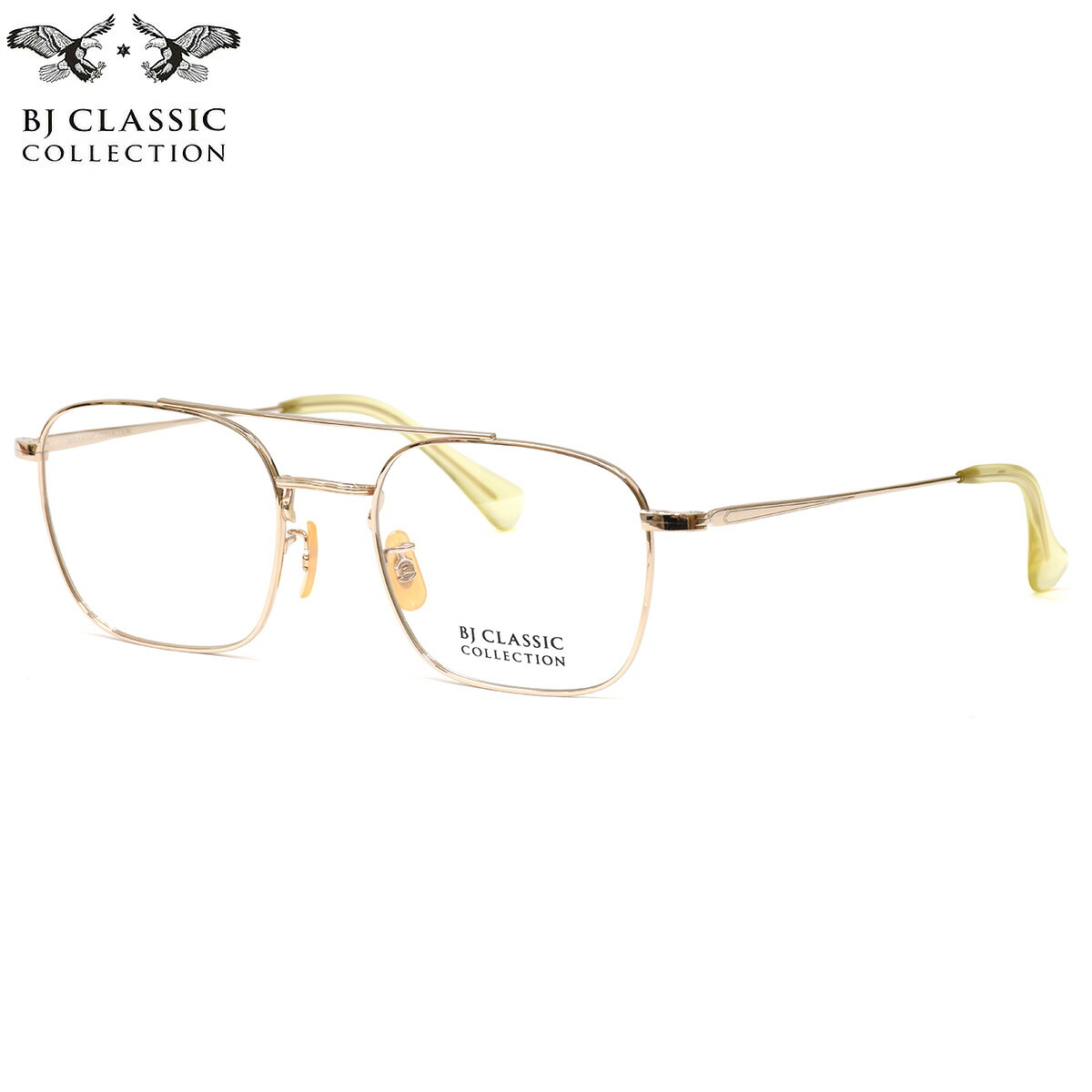 BJ CLASSIC COLLECTION PREM-149ET 1 50 メガネ BJクラシックコレクション PREMIUM プレミアムシリーズ ツーブリッジ ダブルブリッジ チタン メンズ レディース｜メガネ・サングラスのThat&rsquo;s