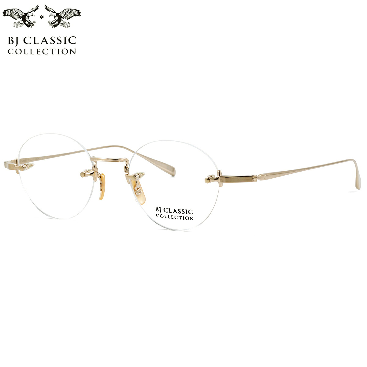 BJ CLASSIC COLLECTION PREM-205NT 1 46 メガネ BJクラシックコレクション PREMIUM プレミアムシリーズ チタン メンズ レディース｜メガネ・サングラスのThat&rsquo;s