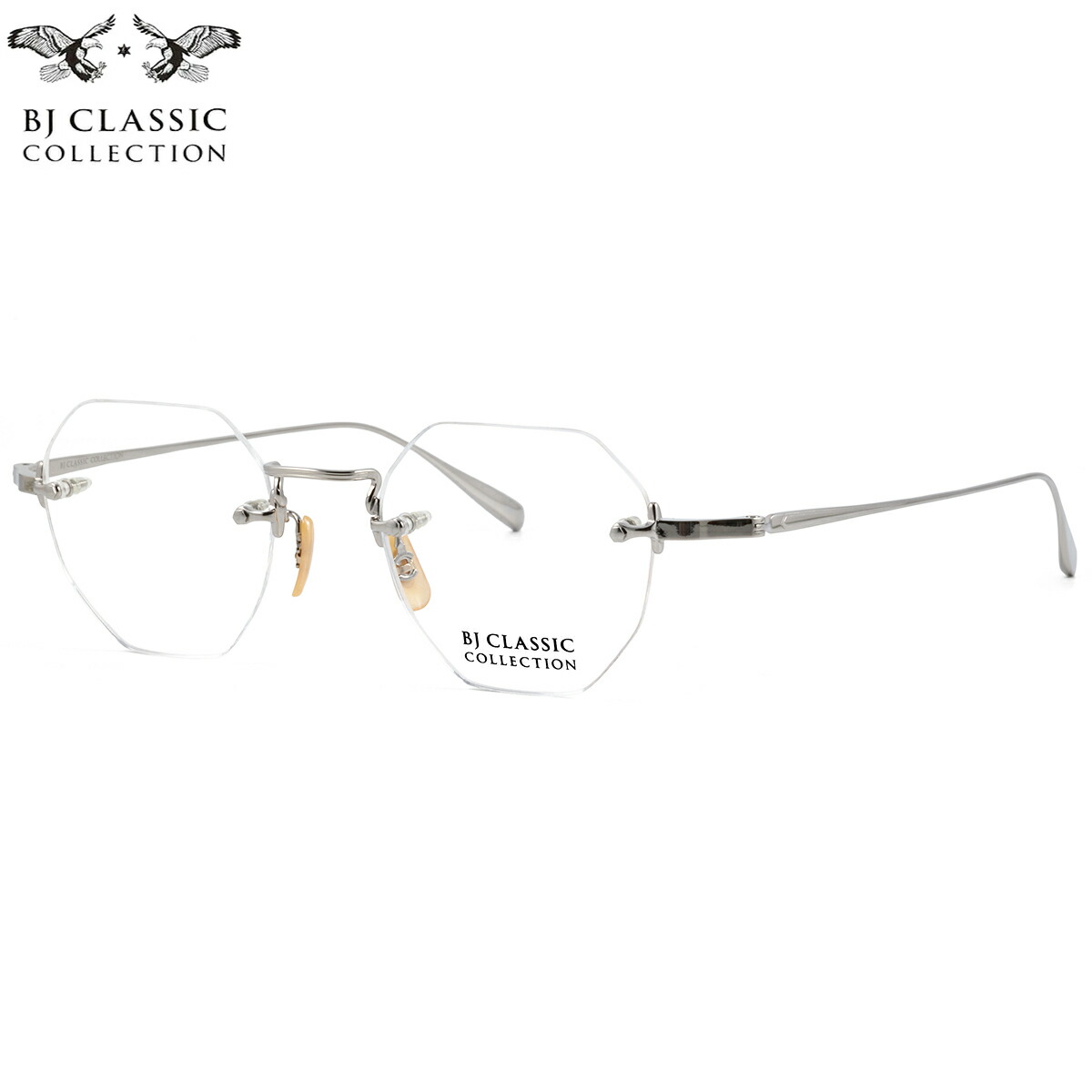 BJ CLASSIC COLLECTION PREM-206NT 2 46 メガネ BJクラシックコレクション PREMIUM プレミアムシリーズ チタン メンズ レディース｜メガネ・サングラスのThat&rsquo;s