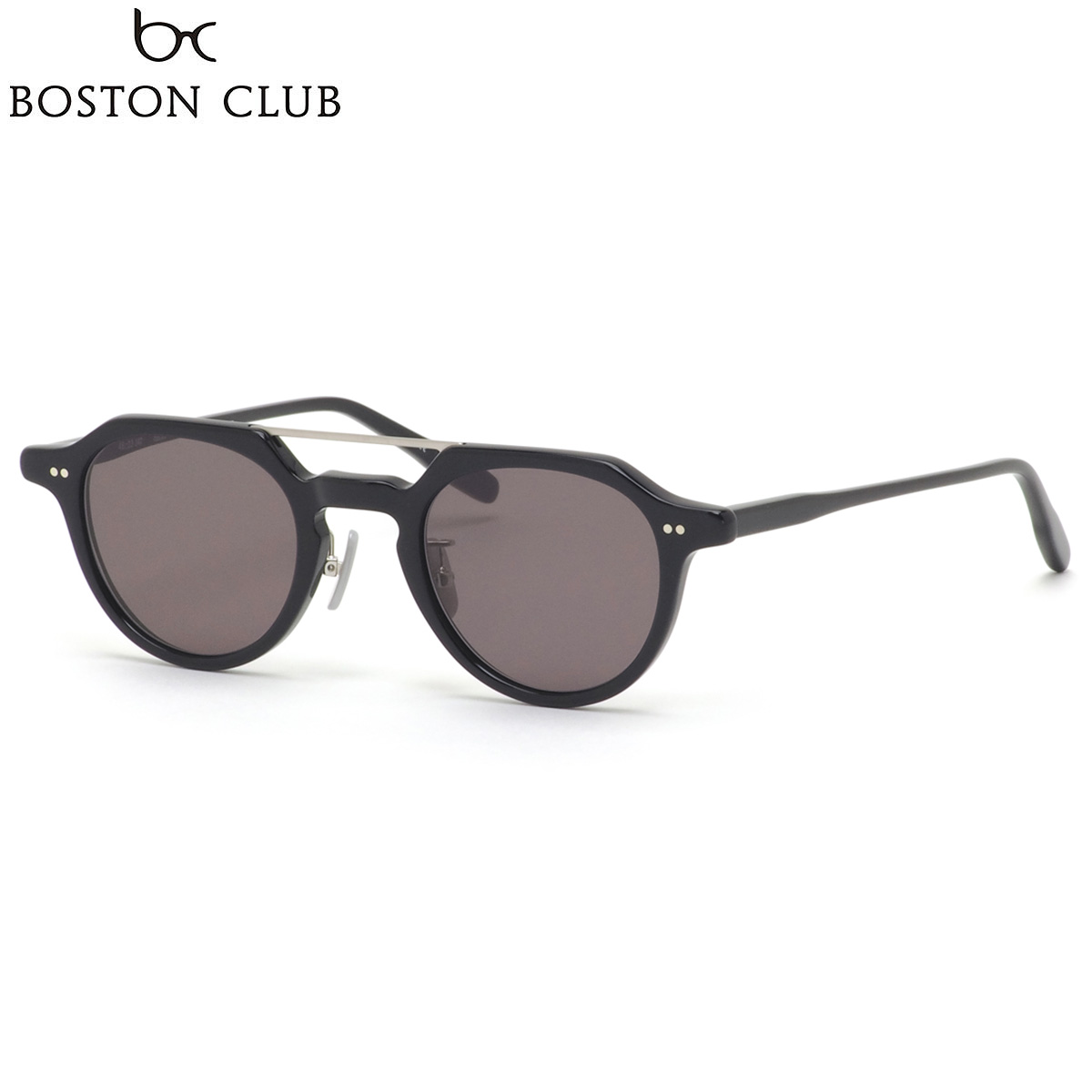 ボストンクラブ GINO S01 45 サングラス BOSTON CLUB ジーノ 黒縁 国産 メイドインジャパン 日本製 鯖江 メンズ レディース