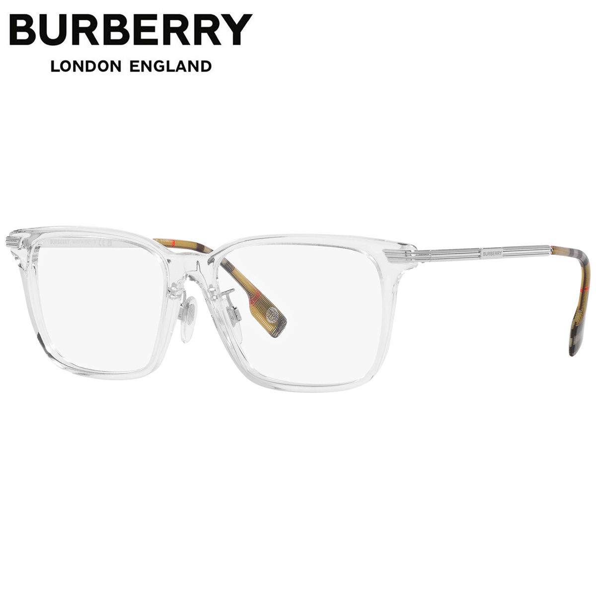 バーバリー BE2378F 3024 55 メガネ BURBERRY ELLIS エリス クリア 透明 トランスパレント Made in Itary メンズ レディース｜メガネ・サングラスのThat&rsquo;s 24,101円