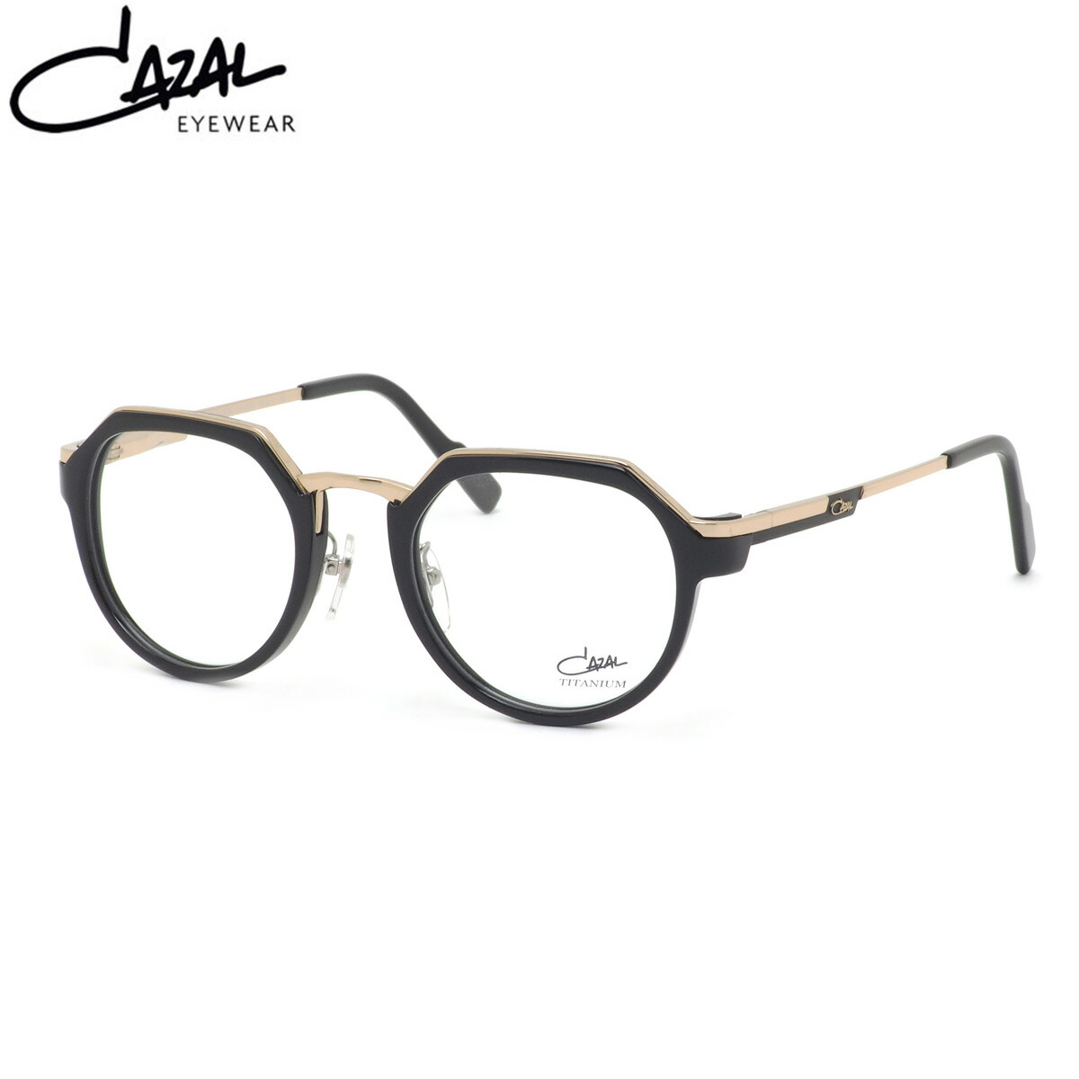 【楽天市場】カザール 6029 001 48 メガネ CAZAL MOD.6029 チタニウム バネ丁番 メンズ レディース：メガネ ...