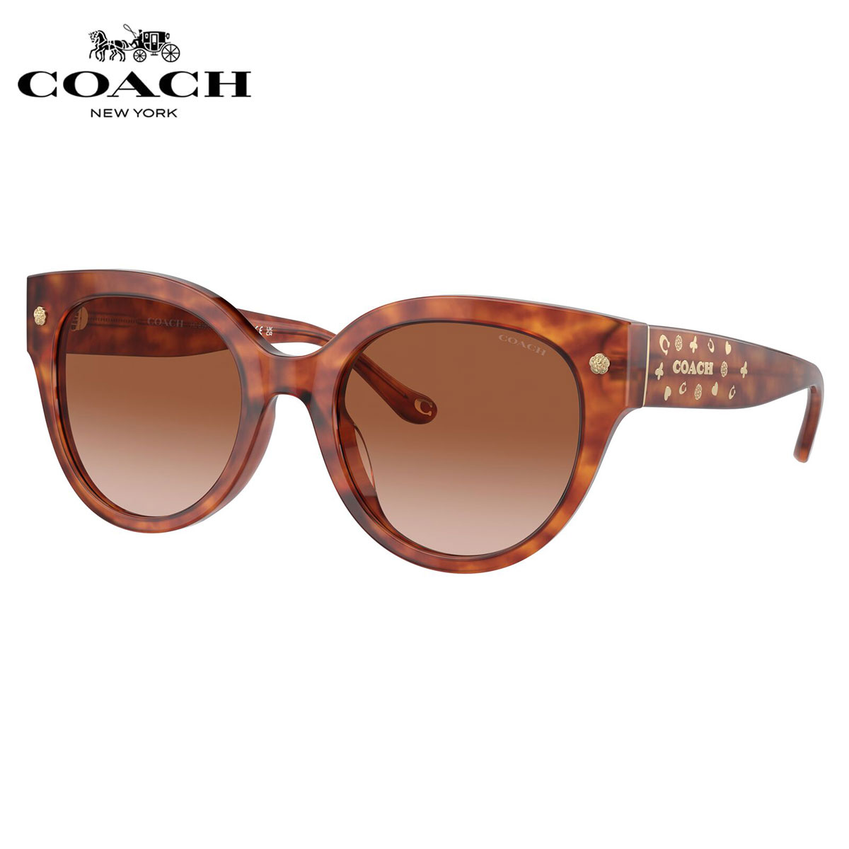 【送料,関税込】 COACH サングラス CR612 HC8393U Amazon | [コーチ] サングラス HC8393U CR612 レディース