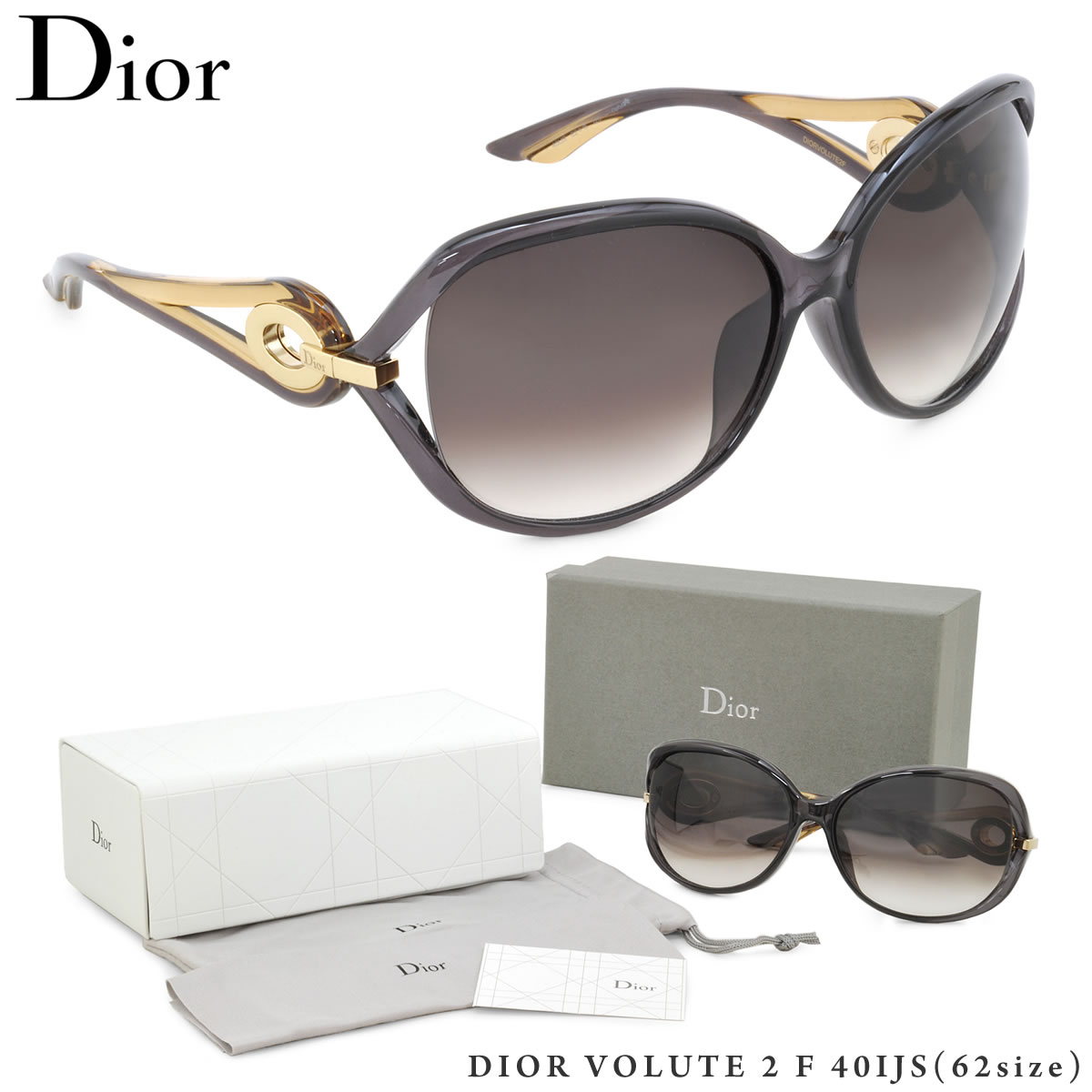 Dior サングラス ディオール サングラス 40ijs Diorvolute2f 40ijs Volute 62サイズ Volute ボリュート バタフライ アジアンフィッティングモデル Dior レディース メガネ サングラスのthat Sdior サングラス 14時までのご注文で即日発送 日本全国送料無料 ギフト