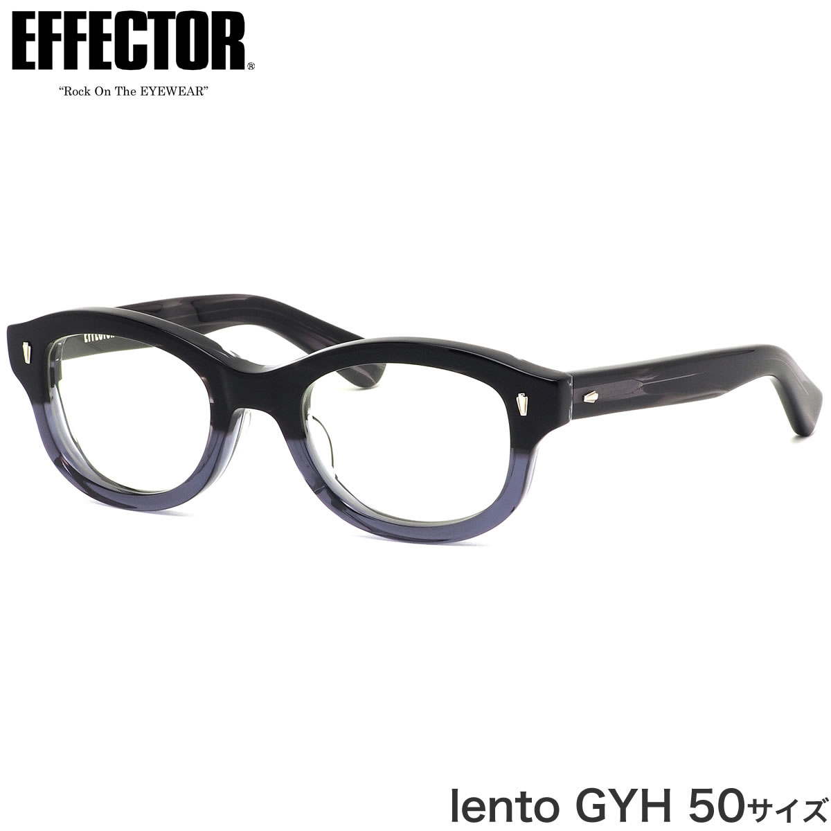 エフェクター Effector Lento メガネ 伊達メガネセット Lento Gyh Effector 50サイズ レント 肉厚 ポリス Police ダテメガネ 丸い 小さめ クリア Made In Japan 日本製 鯖江 メンズ レディース メガネ サングラスのthat Sエフェクター メガネ 伊達メガネセット 正規商品