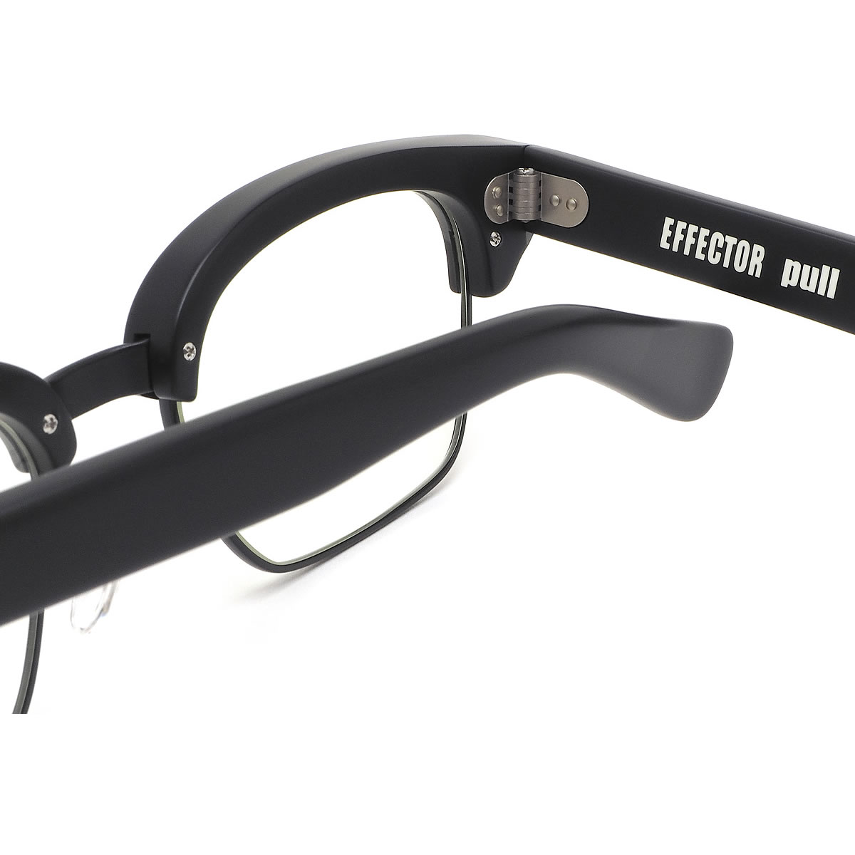 メガネ Anniversary エフェクター Effector 15周年記念モデル プル 伊達メガネセット 15th サーモント 鯖江 Bkm Bkm Pull 51サイズ Anniversary 肉厚 黒縁 ダテメガネ Made In Japan 日本製 鯖江 メンズ レディース メガネ サングラスのthat Sエフェクター メガネ 伊達