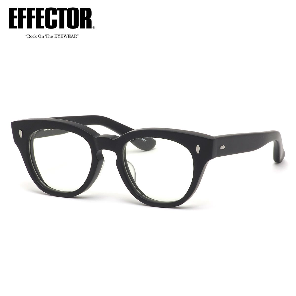 EFFECTOR エフェクター　コラボ　メガネ　Gris 度なしレンズ　日本製 楽天市場】エフェクター OPERATION BK 47サイズ メガネ UVカット