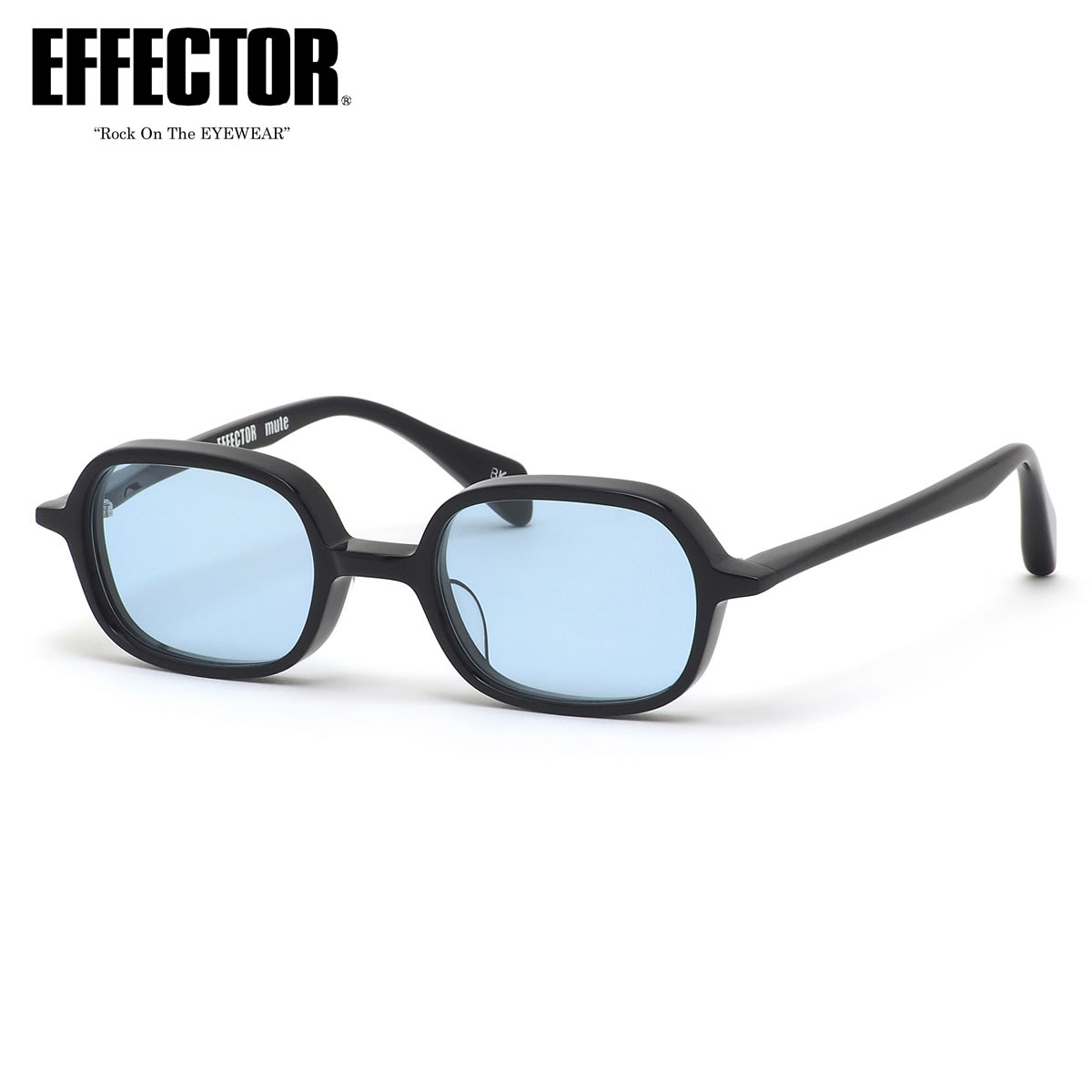 楽天市場 エフェクター Mute Bkbl 48サイズ サングラス Effector ミュート スクエア 日本製 メンズ レディース メガネ サングラスのthat S