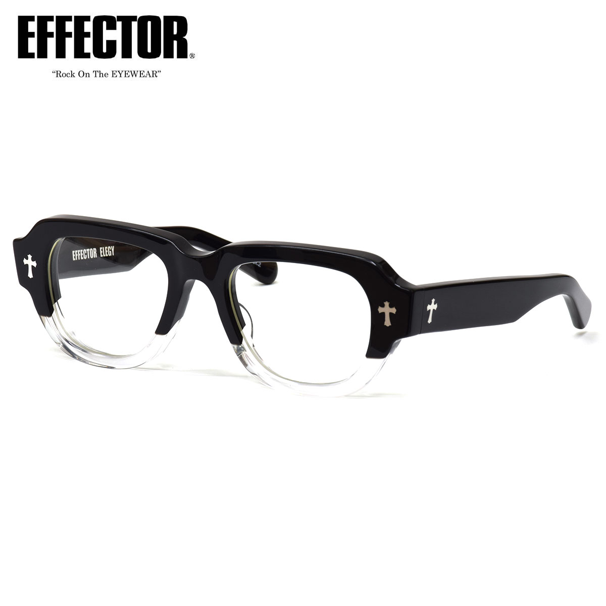 楽天市場】エフェクター delay 3 BK 50サイズ メガネ UVカット仕様伊達