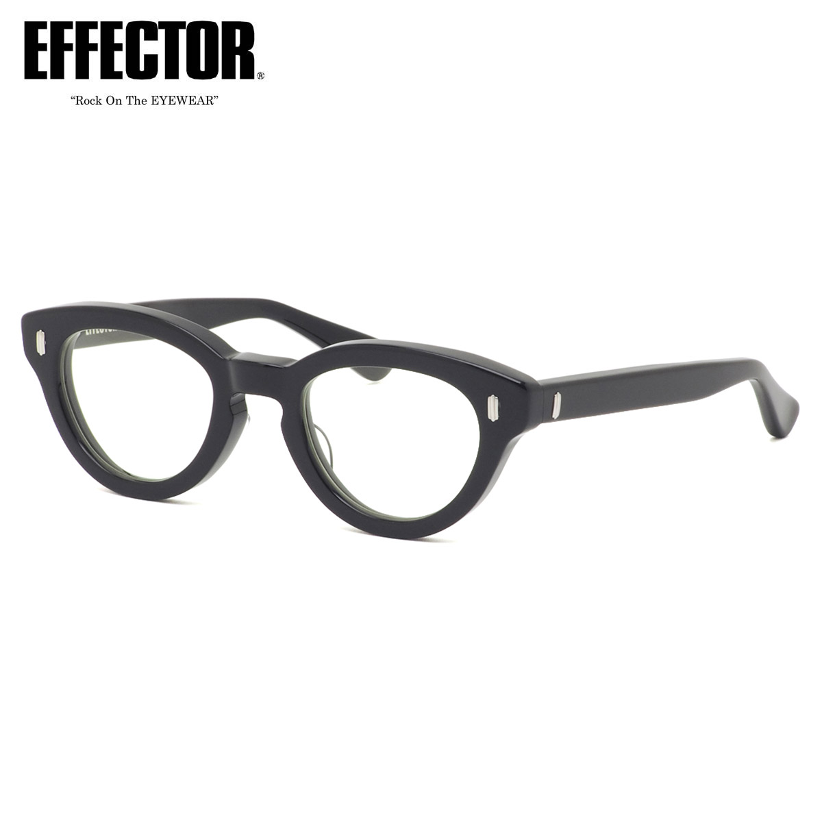 エフェクター メガネ MOLTO BK 47 UVカット 伊達メガネレンズ付 EFFECTOR モルト 日本製 鯖江 国産 メンズ レディース|メガネ・サングラスのThat’s