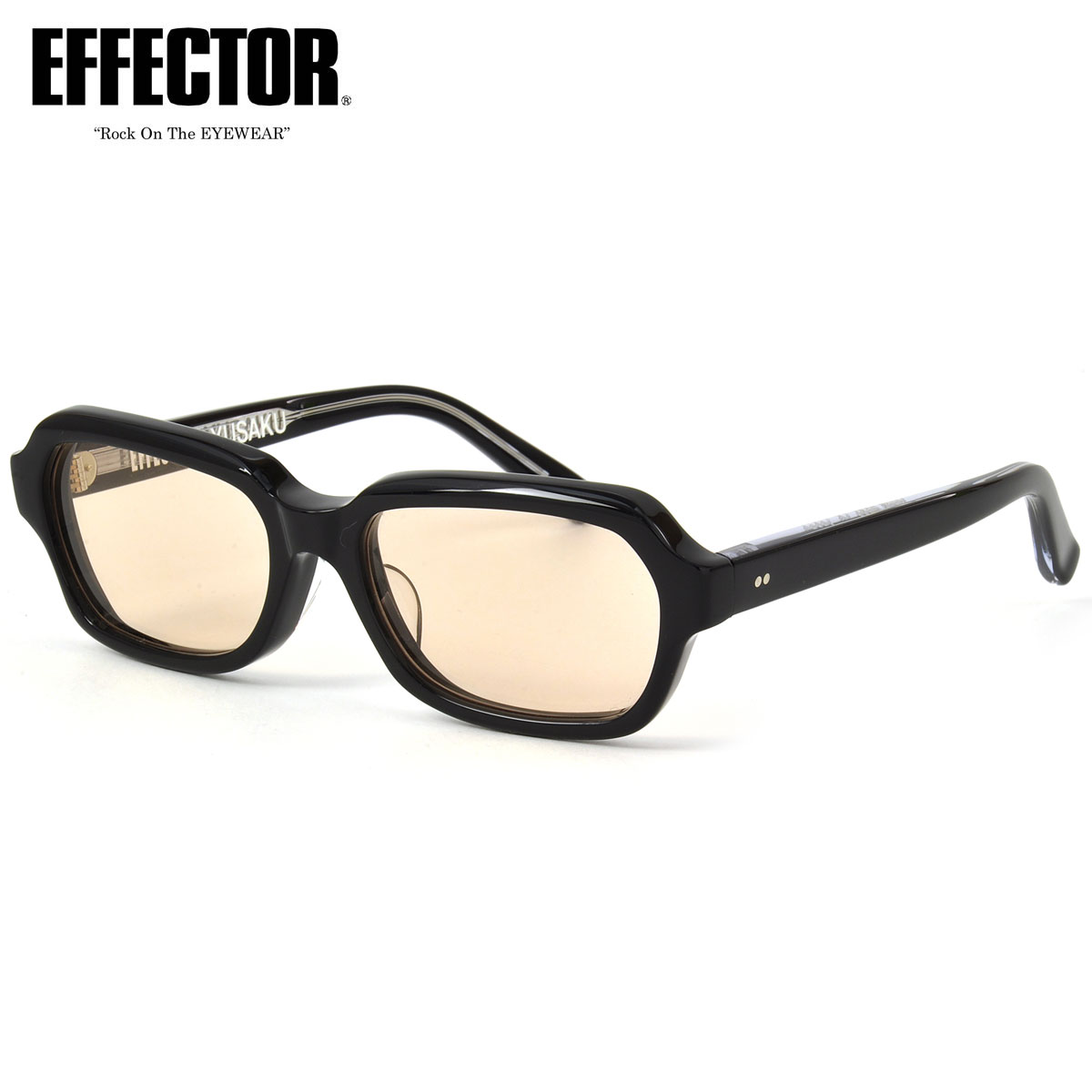 楽天市場】エフェクター fuzz-s BK 48サイズ メガネ UVカット仕様伊達