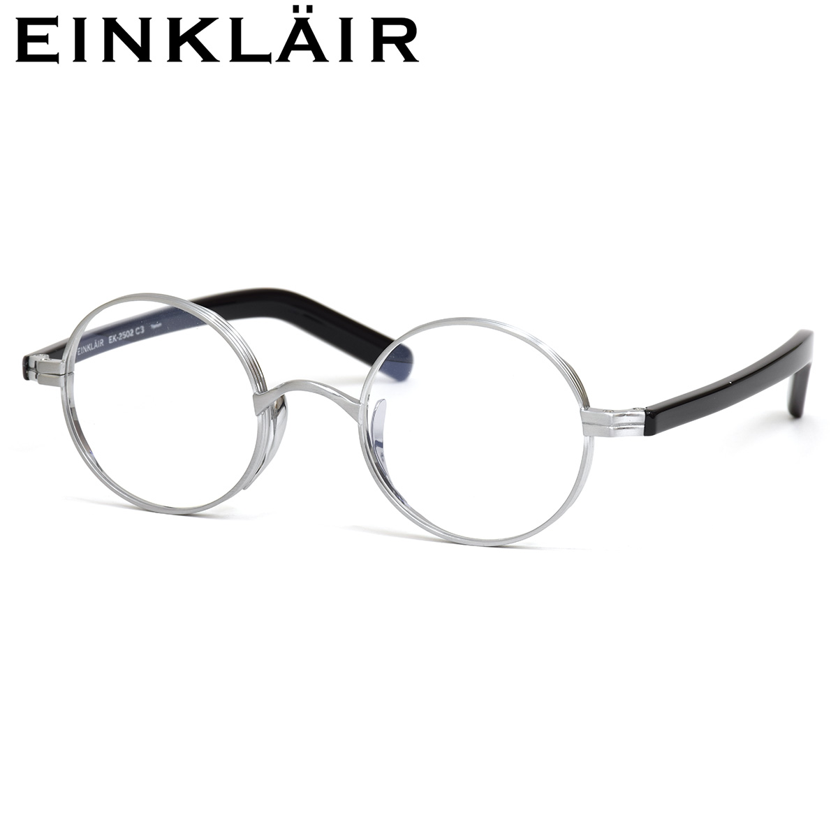 楽天市場】アインクレア EK-2502 C1 45 メガネ EINKLAIR チタン 丸