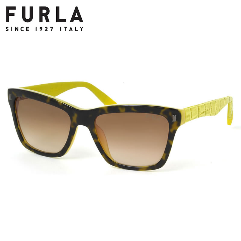 FURLA キャットアイ サングラス ブラウン FURLA ブラウン キャットアイ サングラス - メルカリ