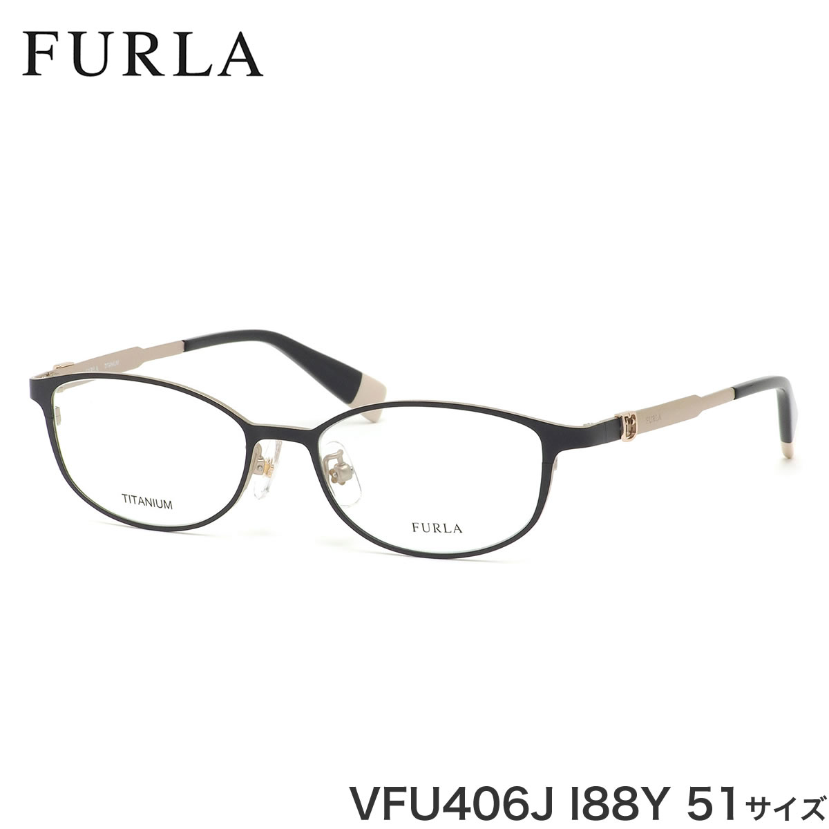 楽天市場 フルラ Furla メガネ Vfu406j Iy 51サイズ フェミニン おしゃれ 軽量 レディース メガネ サングラスのthat S