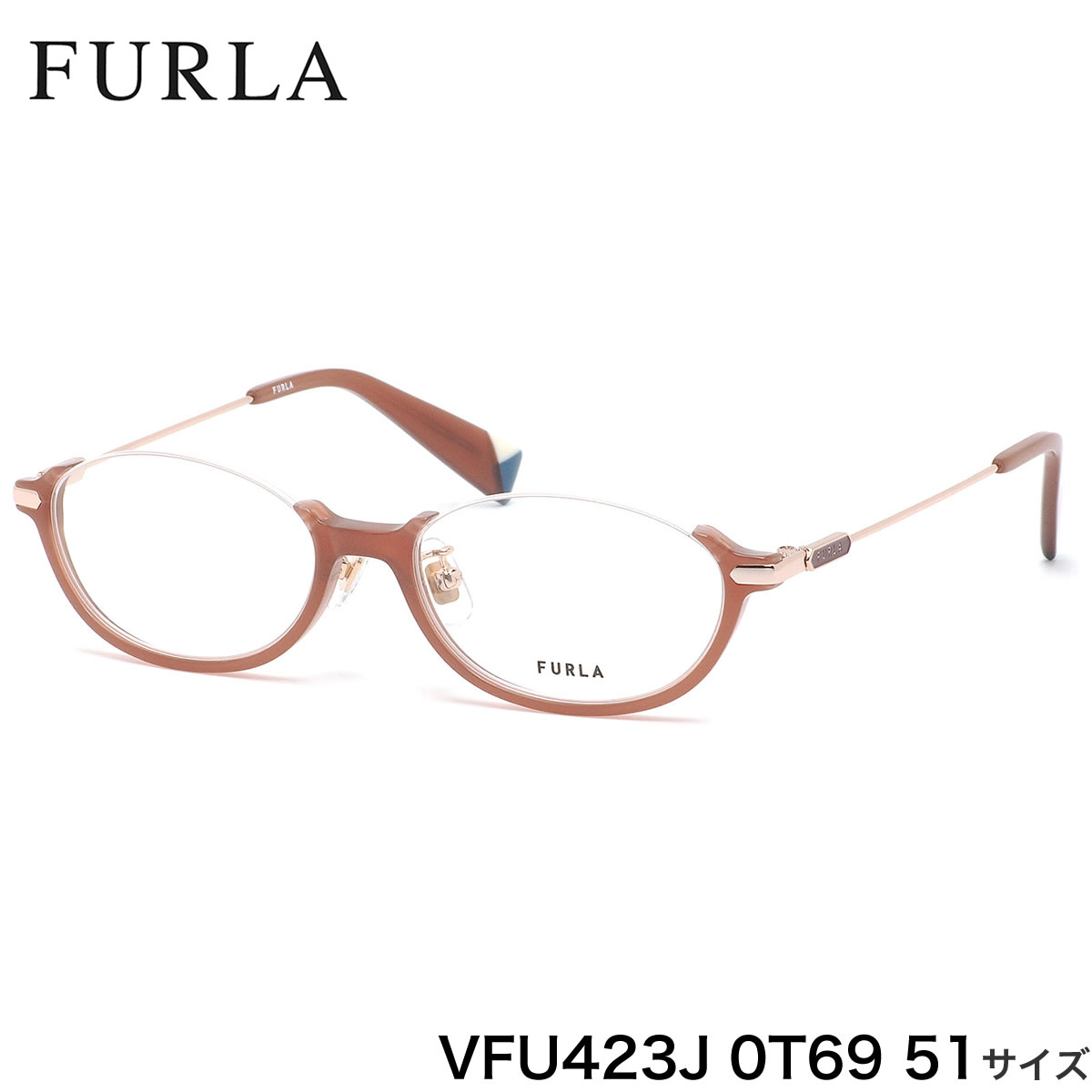 数量は多 楽天市場 フルラ Furla メガネ Vfu423j 0t69 51サイズ フェミニン おしゃれ 軽量 軽い ナイロール レディース メガネ サングラスのthat S 無料長期保証 Asiasecurities Net