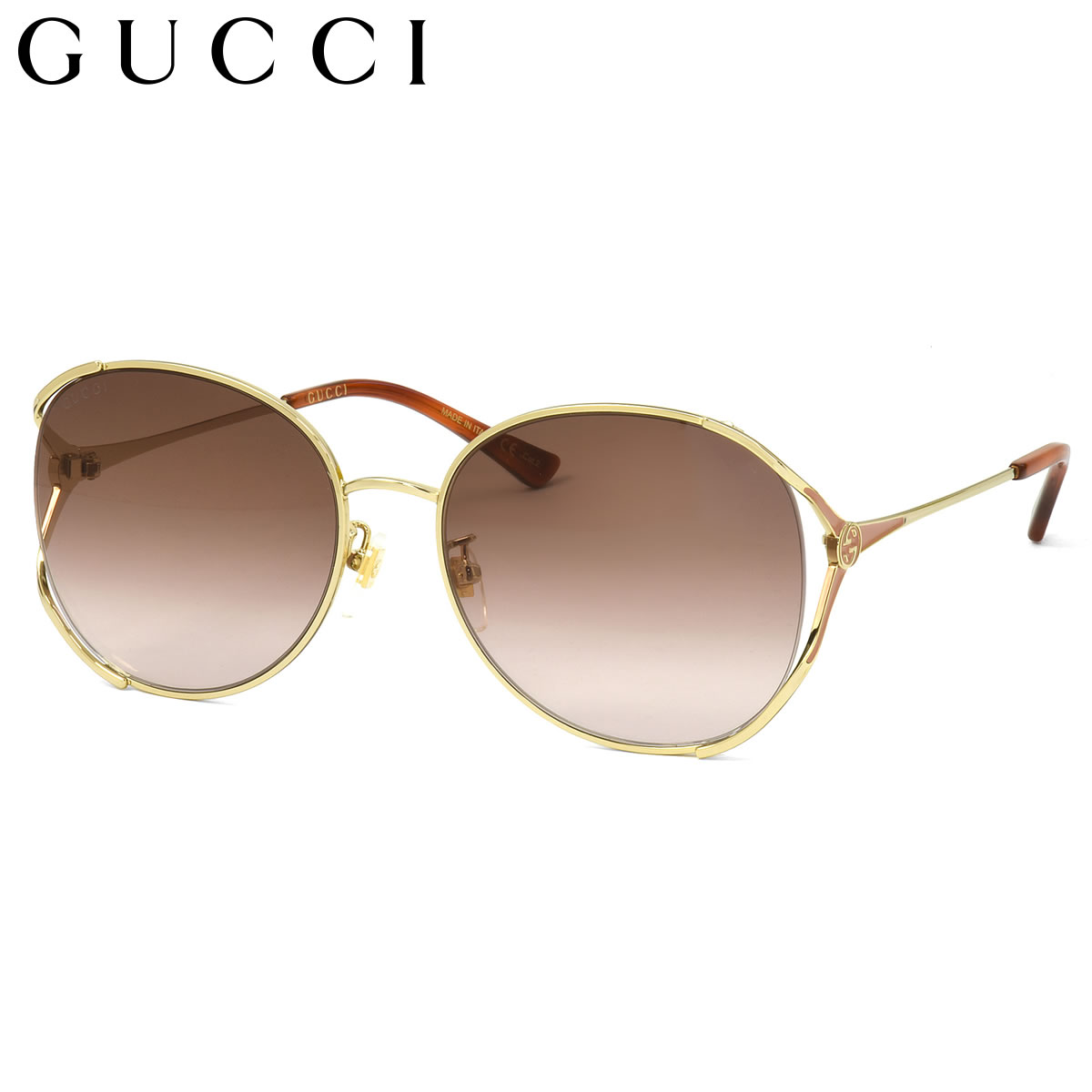 人気ブランド 楽天市場 グッチ 正規販売認定店 グッチ サングラス Gg0650sk 004 59 Gucci インターロッキングロゴ Gg フォーク型テンプル エナメル Made In Italy レディース メガネ サングラスのthat S 特売 Mjc Cpas Com