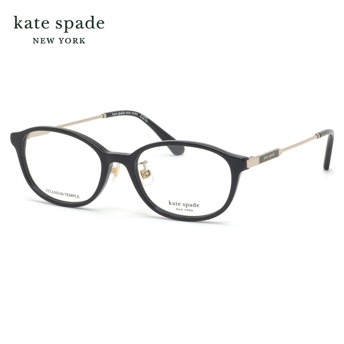 ケイトスペード メガネフレーム KIKI/FJ 807 ブラック 楽天市場】ケイトスペード KIKI/FJ 807 49 メガネ kate spade