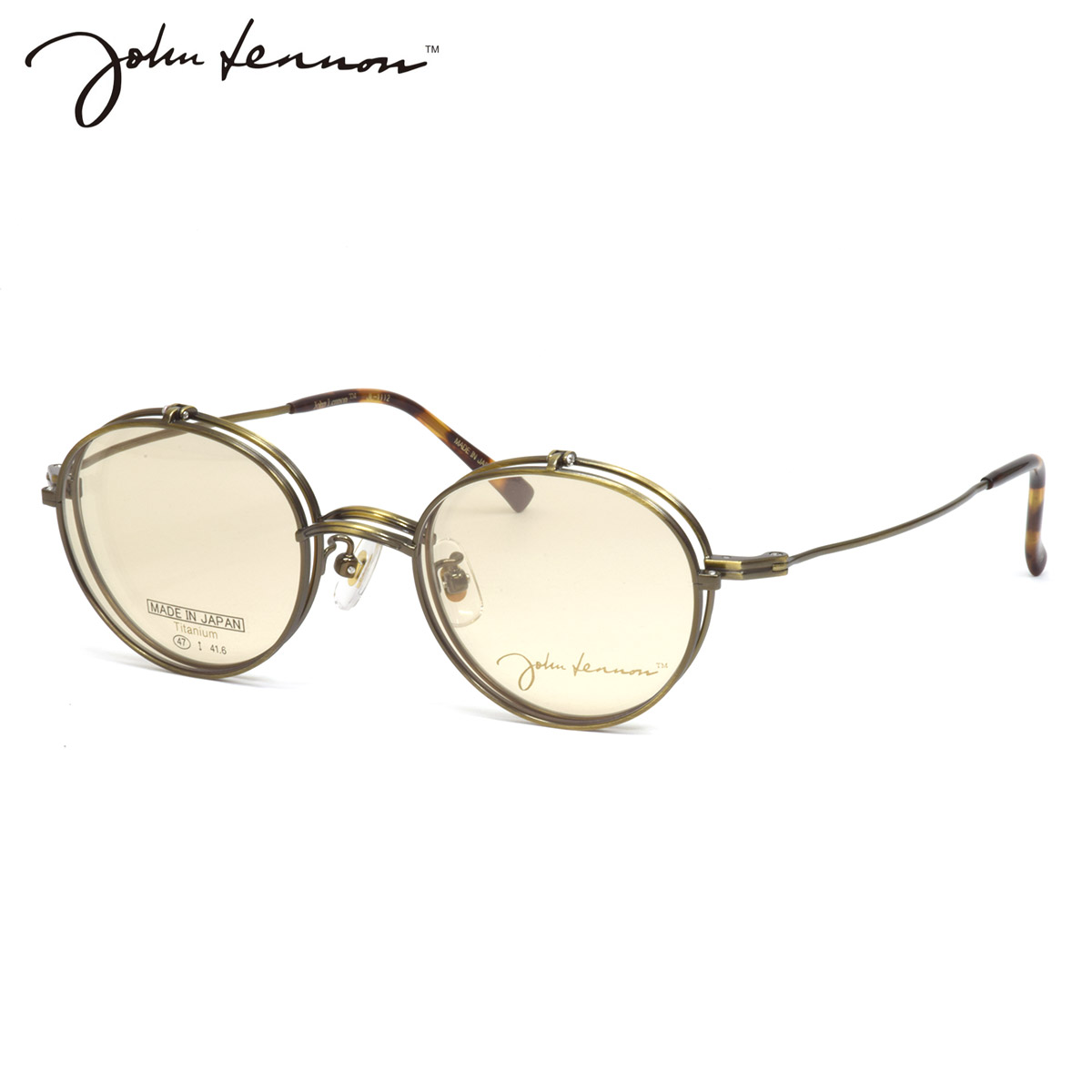 ジョンレノン JL-1112 3 47 メガネ サングラス John Lennon 跳ね上げ式 単式 複式 日本製 国産 メンズ レディース｜メガネ・サングラスのThat&rsquo;s