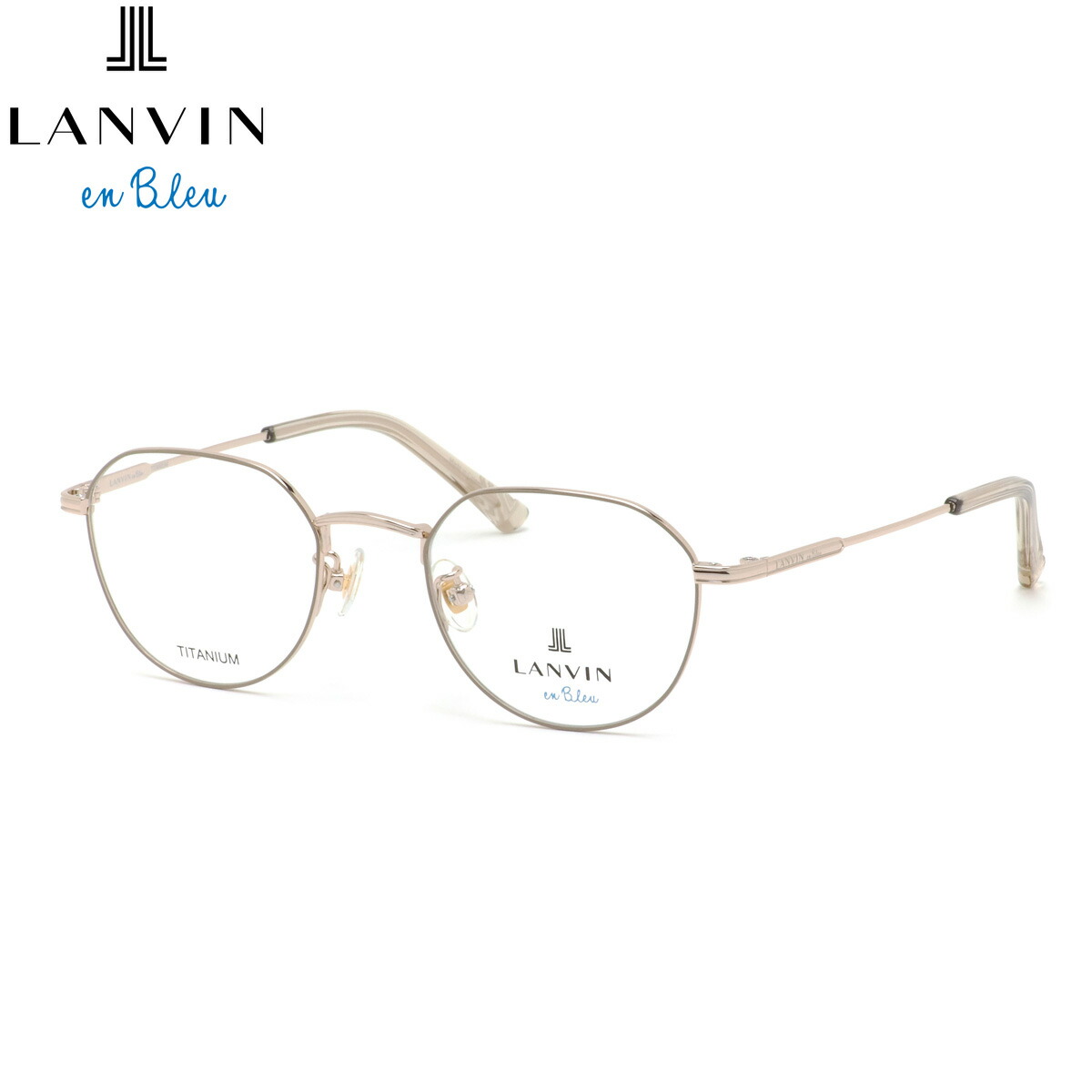 ランバンオンブルー VLB004J 0I88 48 メガネ LANVIN en Bleu JL クラウンパント チタン レディース|メガネ・サングラスのThat’s
