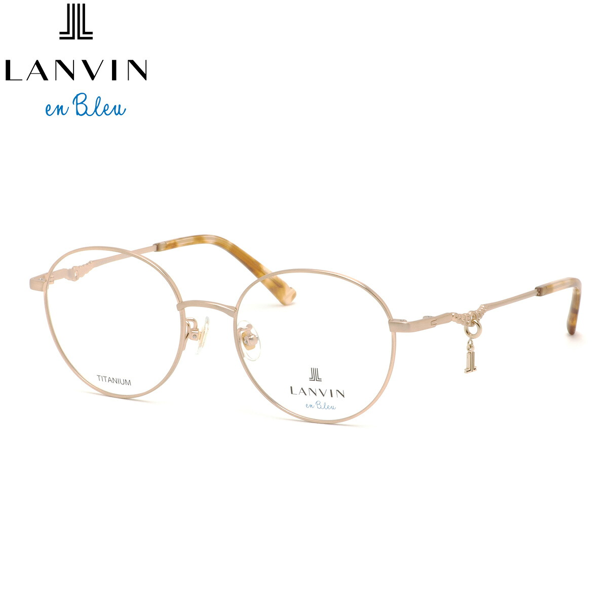 ランバンオンブルー VLB006J 0SM6 51 メガネ LANVIN en Bleu JL チャーム アールデコ レディース