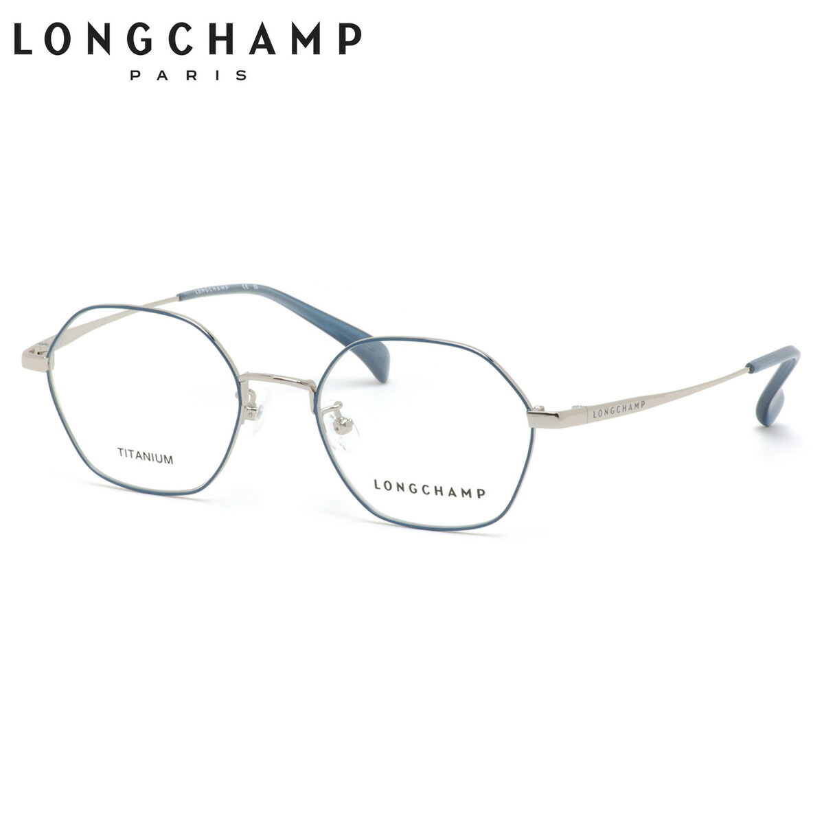 ロンシャン LO2525LBJ 714 49 メガネ LONGCHAMP ヘリテージ ヘキサゴン グースネックノーズパッド 軽量 レディース 12,460円