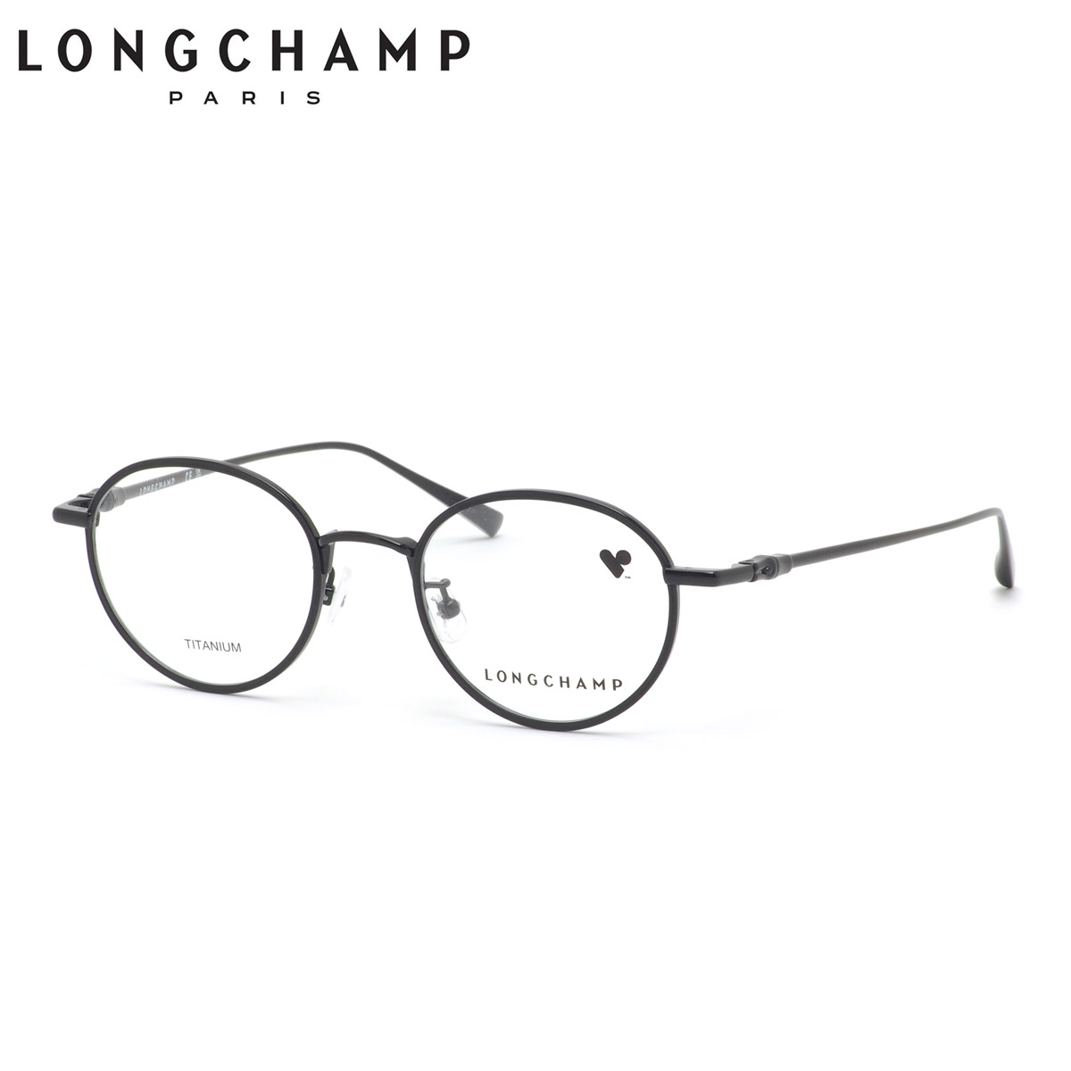 ロンシャン LO2533LBJ 001 46 メガネ LONGCHAMP ロゾ チタニウム 軽量 レディース