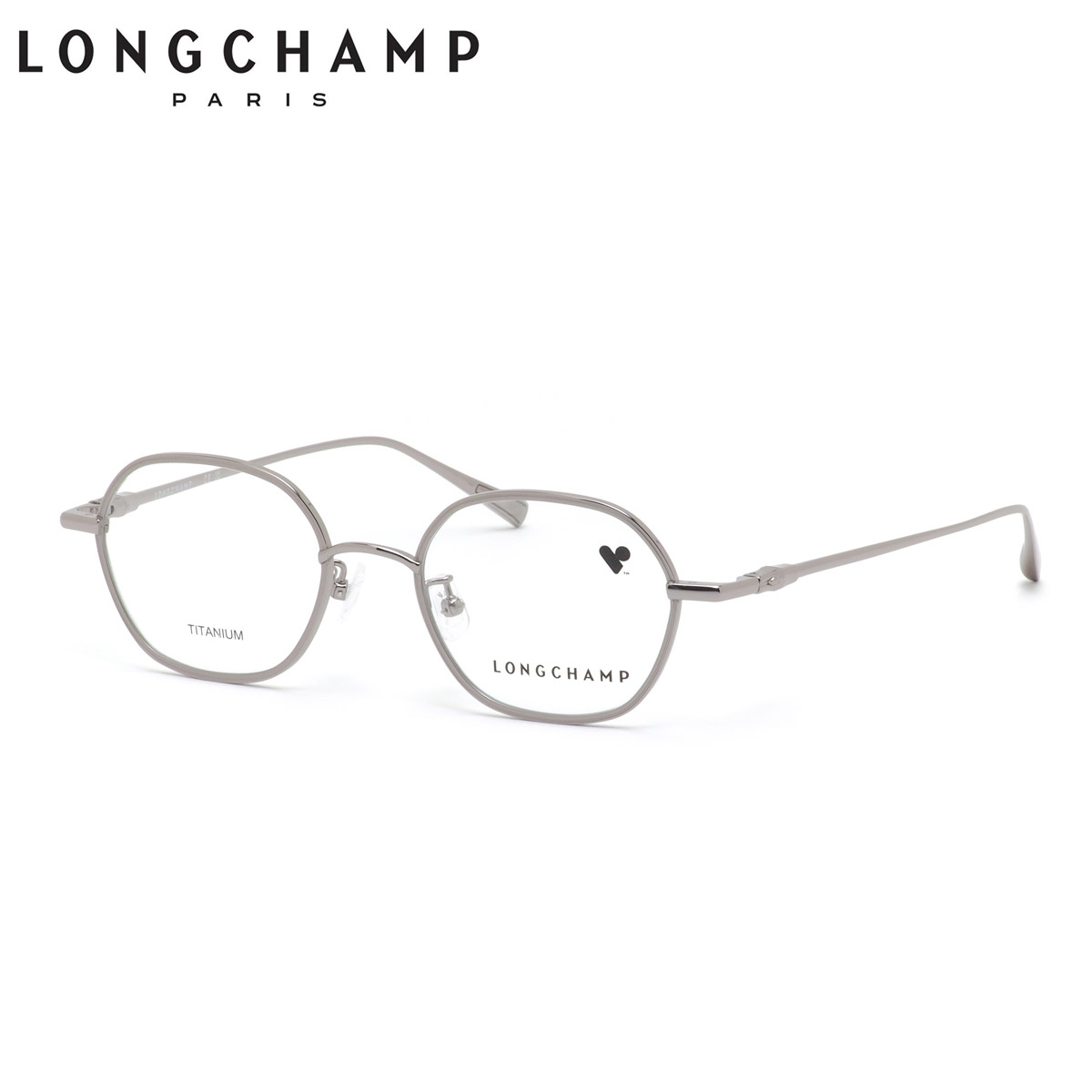 ロンシャン LO2534LBJ 035 47 メガネ LONGCHAMP ロゾ チタニウム 軽量 レディース