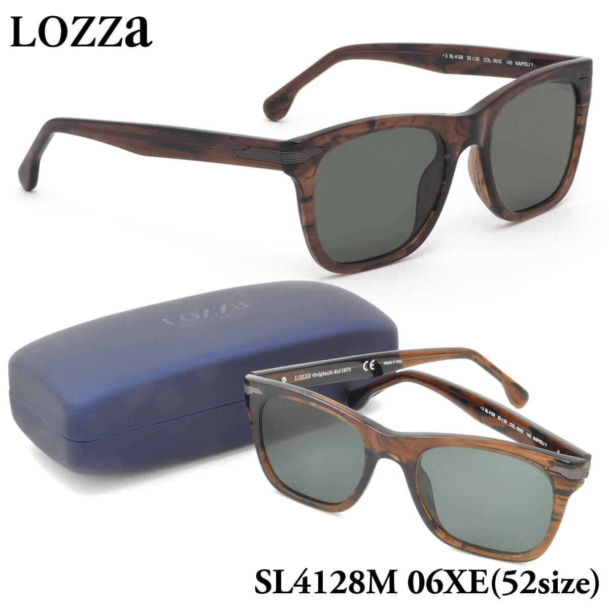 Lozza 正規品 ウッド サングラス 2本セット 緑色 水色 ロッツァ 楽天市場】ロッツァ LOZZA サングラス SL4134M 09AJ 52サイズ
