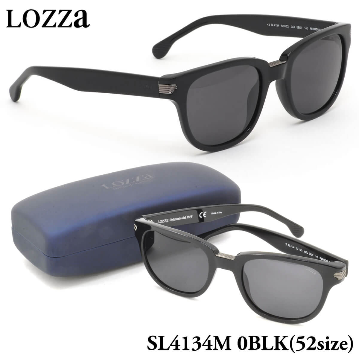 LOZZA ロッツァ　　サーモントブローサングラス 楽天市場】ロッツァ LOZZA サングラス SL4134M 09AJ 52サイズ