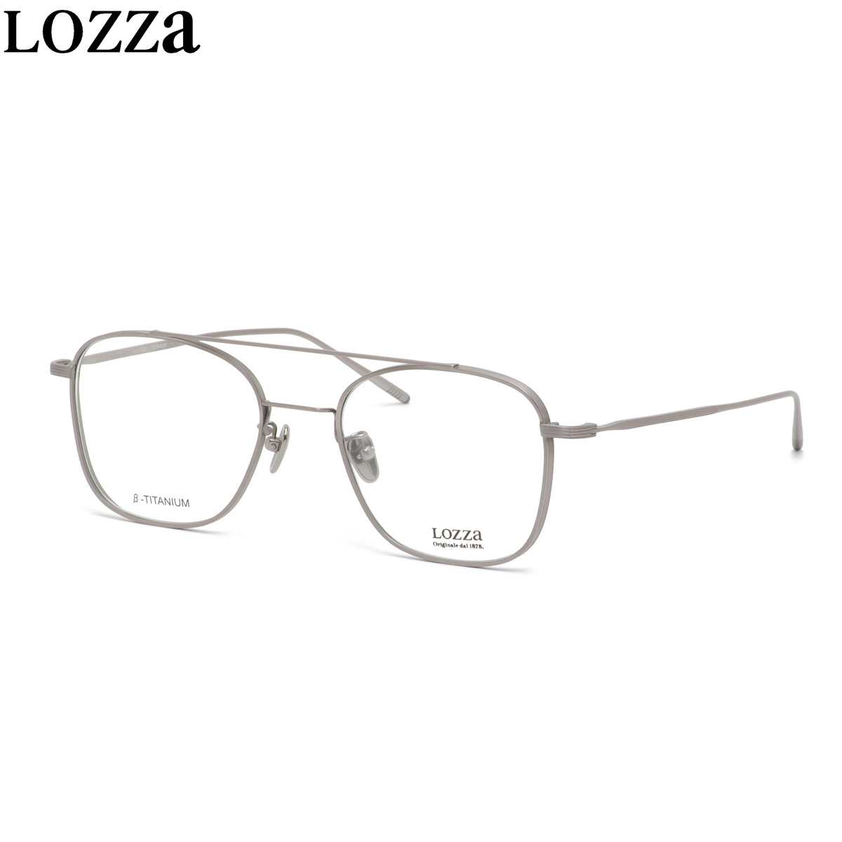 ロッツァ VL2348K P8AF 52 メガネ LOZZA BRESCIA12 ブレシア βチタン ベータチタン メンズ レディース