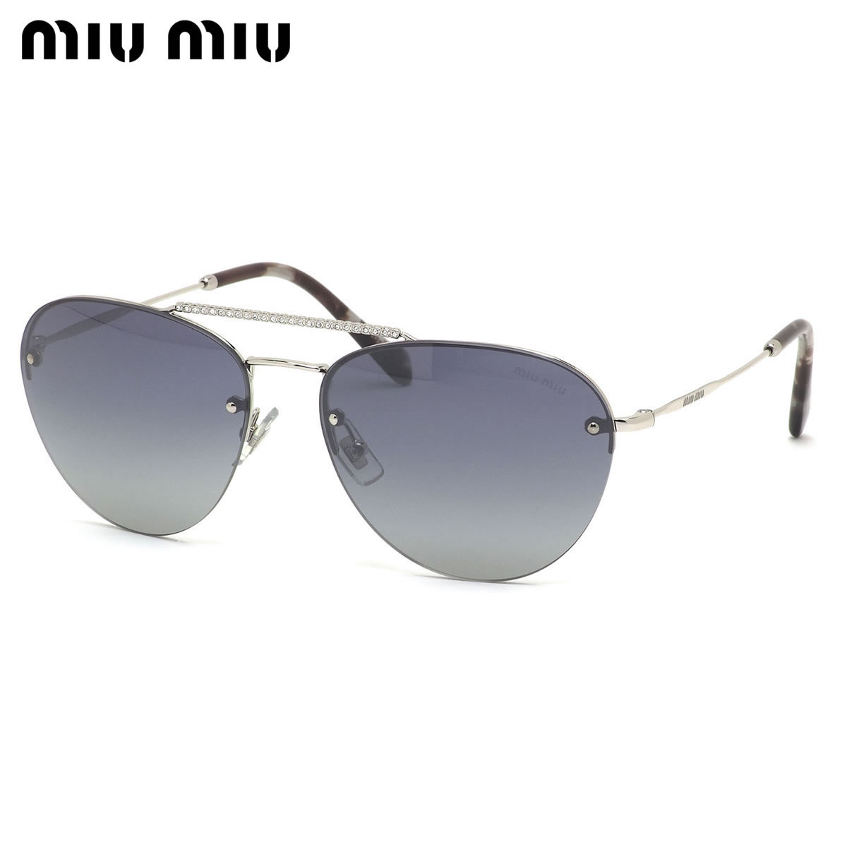 miu miu ミュウミュウ グリッター　ラウンド　サングラス 送料関税込☆MIU MIU ミュウ グリンプス サングラス MU 06ZS