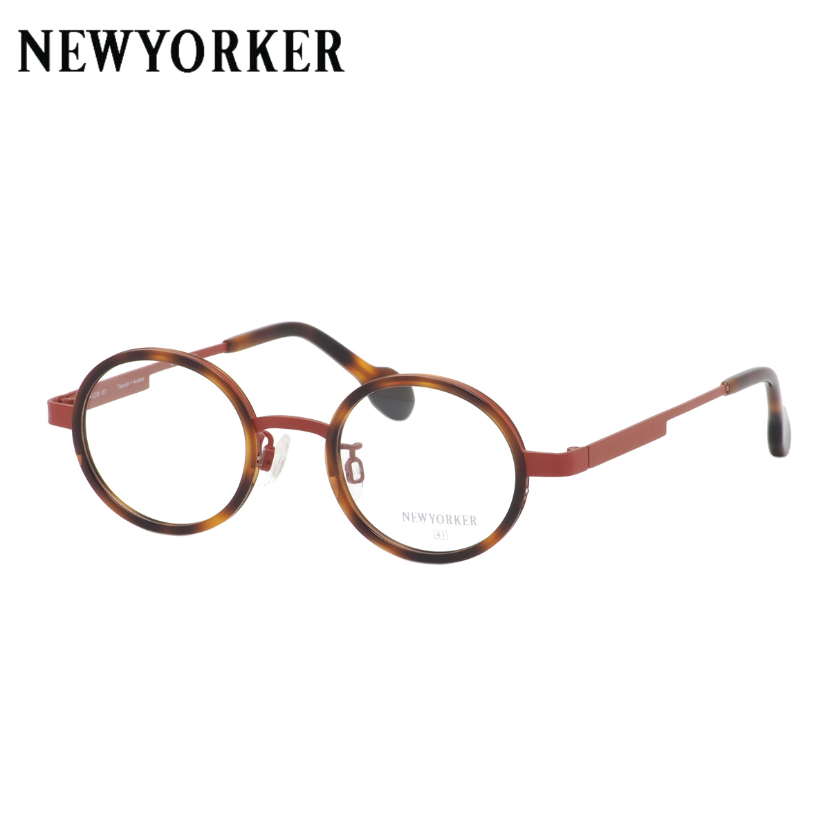 楽天市場】ニューヨーカー N6303 REDS7 40 メガネ NEWYORKER