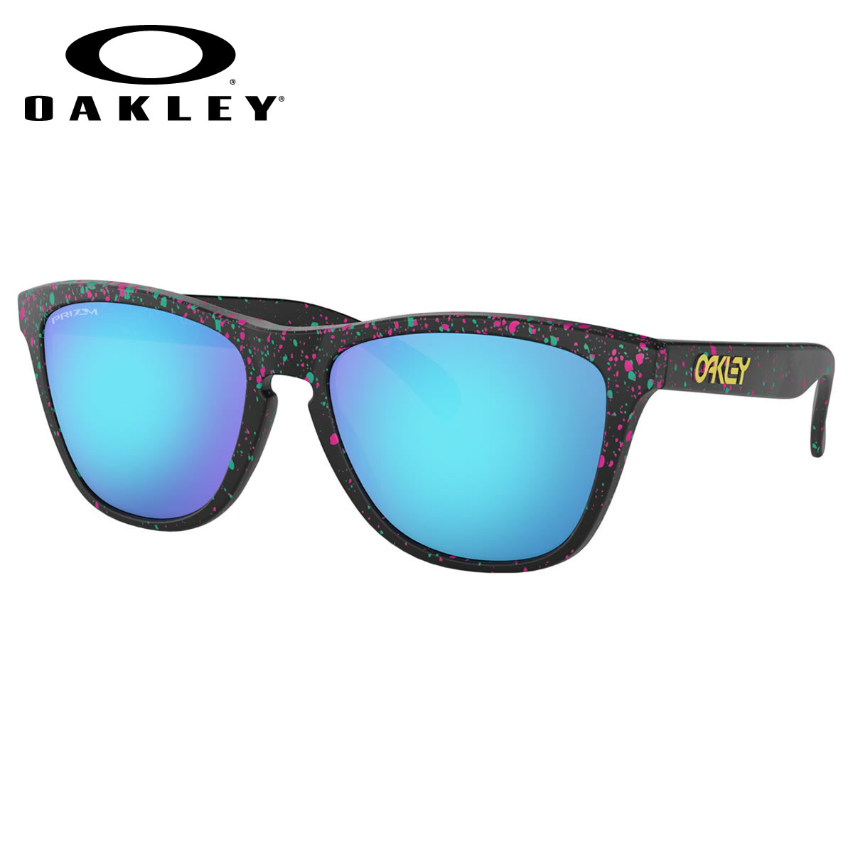 Collectionフロッグスキン オークリー Splatterfade Miumiu ミュウミュウ Oakley サングラスoo9245 80 54frogskins Sapphire スプラッタフェードコレクションsplatte バーバリー Fit Polawing アーツ Rarts ポラマックス Polarmax Prizm アジアフィット Black Asia