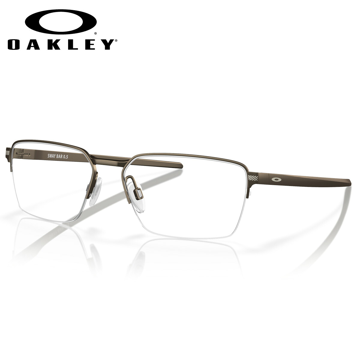 オークリー OX5080-02-56 メガネ OAKLEY SWAY BAR 0.5 スウェイバー0.5 Pewter オークレー 日本製 国産 メイドインジャパン メンズ レディース