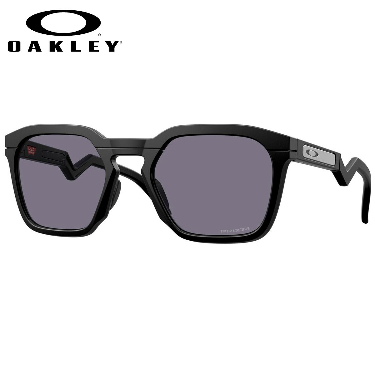 オークリー OO9533-01-54 サングラス OAKLEY HSTN SQ ハウストン スクエア プリズム Matte Black/Prizm Grey オークレー メンズ レディース [26N1OO]