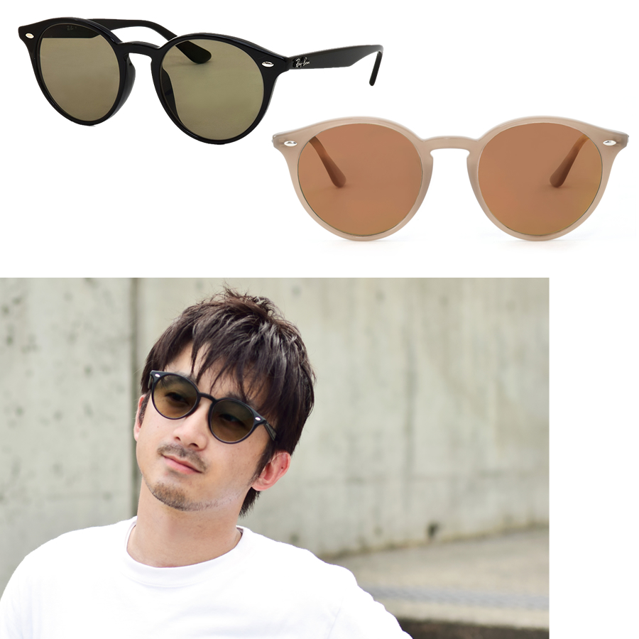 レイバン サングラス RayBan 2180 ラウンドカラーサングラス ブラウン