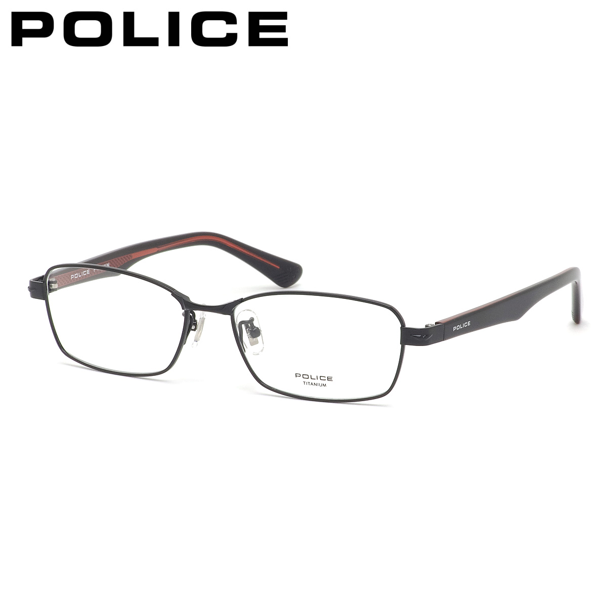ポリス メガネフレーム 国内正規販売店 VPLN70J 0531 55 POLICE 眼鏡 伊達メガネ 度付き イタリア ブランド 人気 おしゃれ メンズ レディース