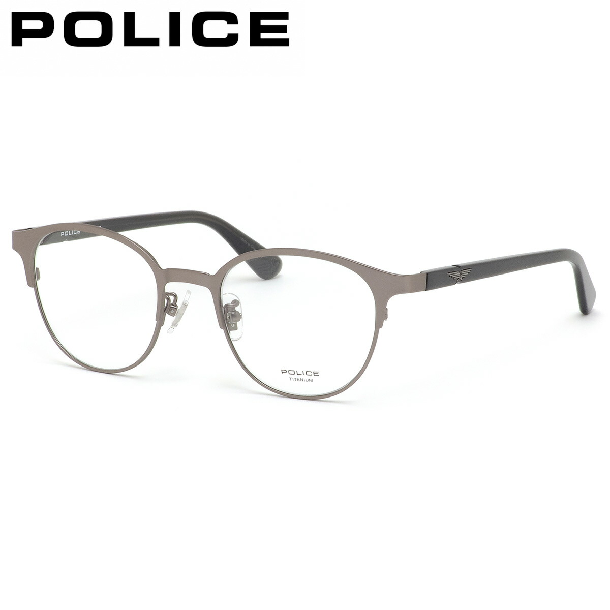 ポリス メガネフレーム 国内正規販売店 VPLQ53J 0627 50 POLICE 眼鏡 伊達メガネ 度付き イタリア ブランド 人気 おしゃれ メンズ レディース
