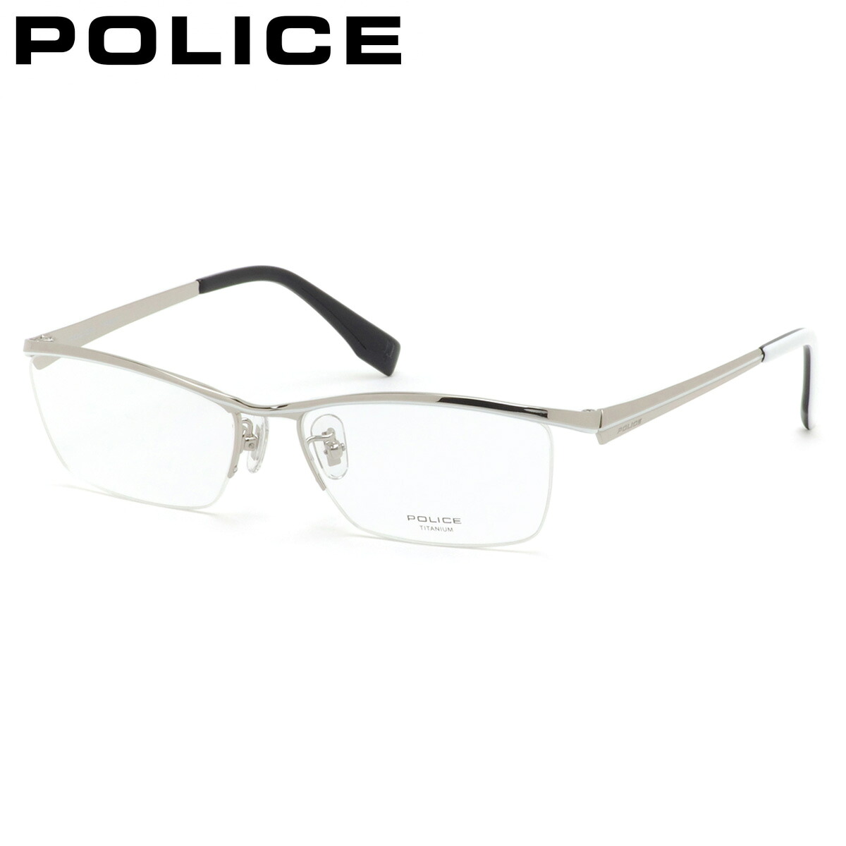 ポリス メガネフレーム 国内正規販売店 VPLR34J 0583 56 POLICE 眼鏡 伊達メガネ 度付き イタリア ブランド 人気 おしゃれ メンズ レディース