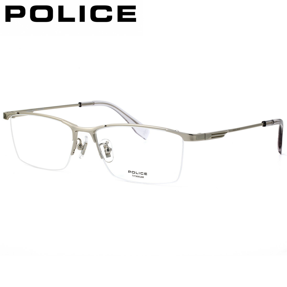 ポリス メガネフレーム 国内正規販売店 VPLT91J 0579 56 POLICE 眼鏡 伊達メガネ 度付き イタリア ブランド 人気 おしゃれ メンズ レディース｜メガネ・サングラスのThat&rsquo;s