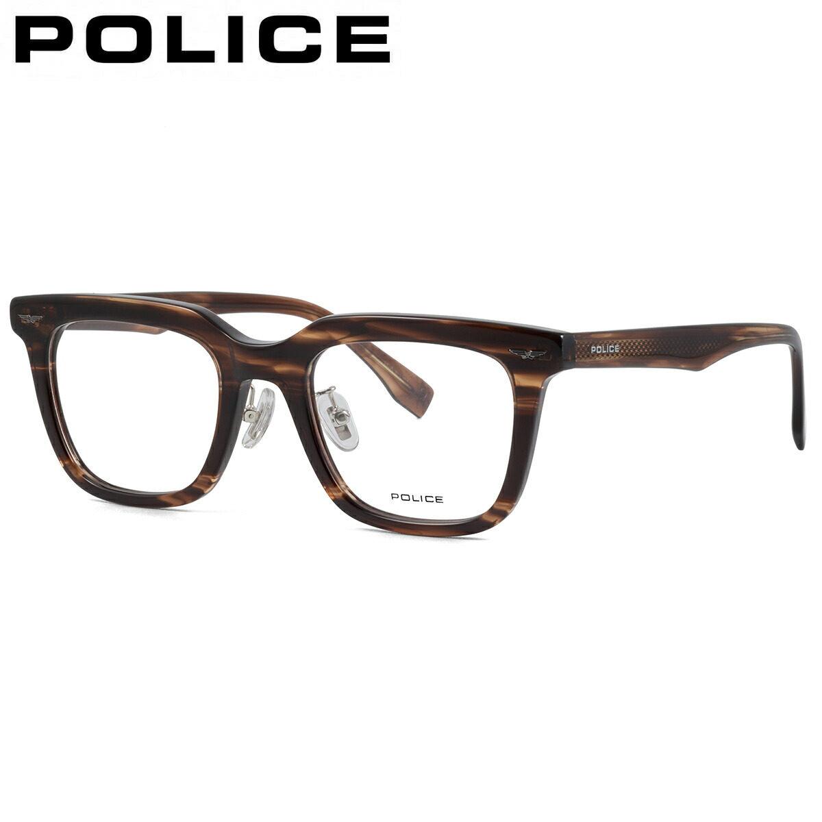 ポリス VPLV75J 06CW 49 メガネ POLICE ローブリッジフィット、アジアンフィット メンズ レディース|メガネ・サングラスのThat’s