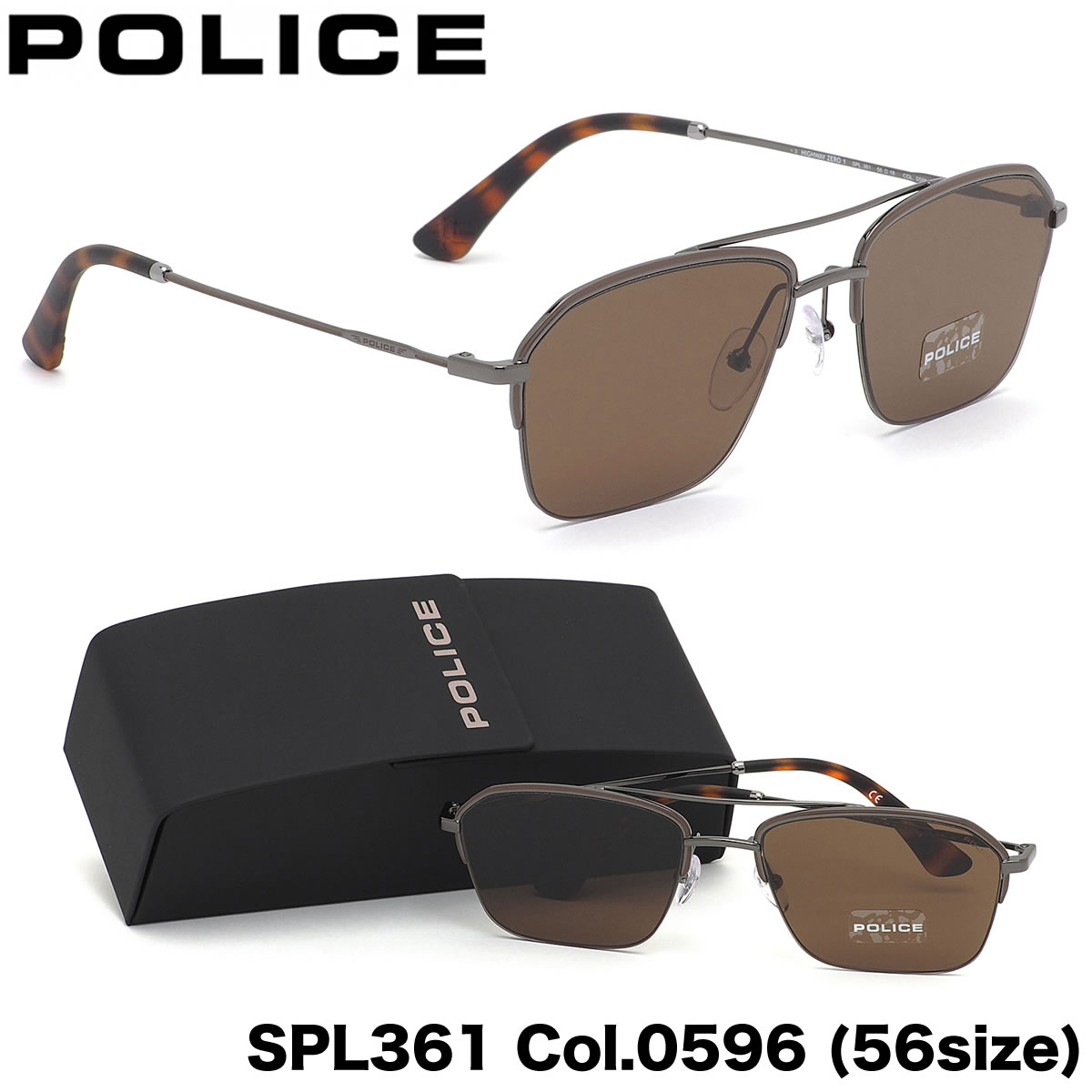 POLICE　ポリス　偏光　サングラス　SPLC42I　U28Z　55 Amazon | [ポリス] サングラス SPLC42I U28Z 55サイズ マット
