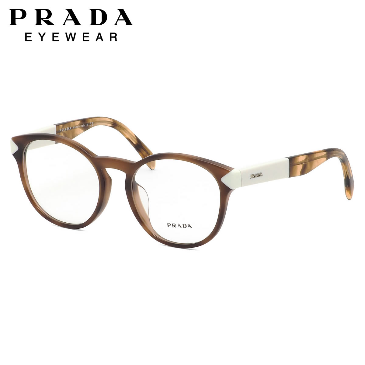 PRADA - プラダ PRADA メガネ ワインレッド ハーフリム VPR61W 552の+