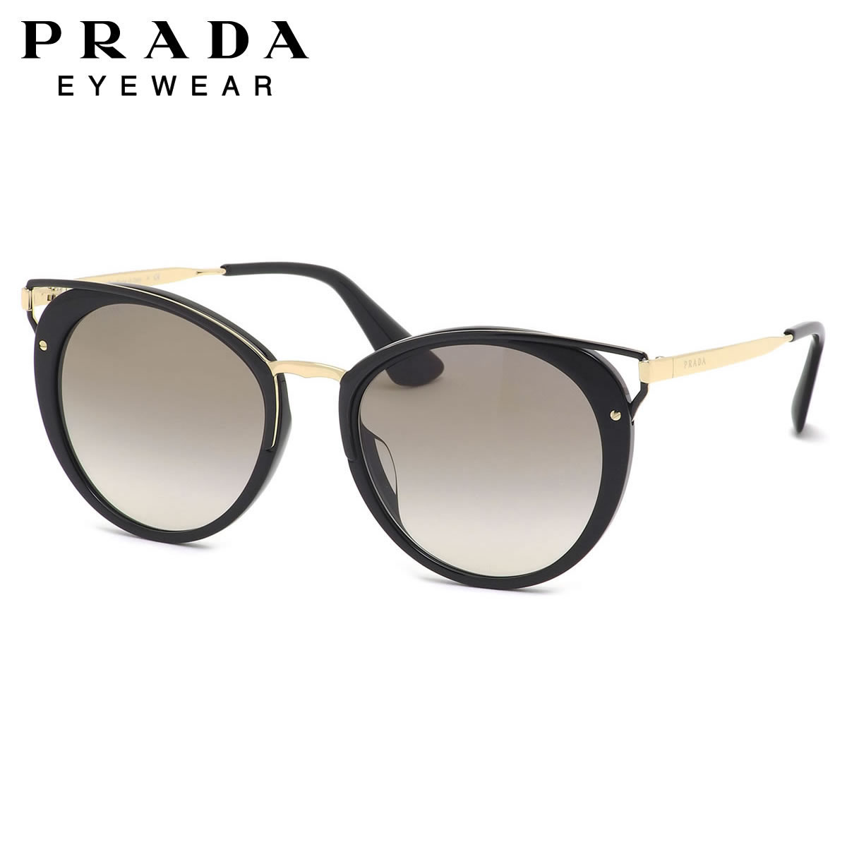 楽天市場 プラダ Prada サングラス Pr66tsf 1ab0a7 54サイズ キャッツアイ ラウンド 異素材 ミックス モード ノーブル ラグジュアリー プラダ Prada メンズ レディース メガネ サングラスのthat S