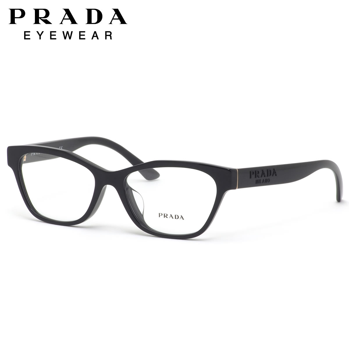 人気スポー新作 眼鏡 Made 黒縁 黒ぶち Prada 53 1ab1o1 Pr03wvf メガネ プラダ In レディース メンズ イタリア製 Italy Comprasocial Com Br