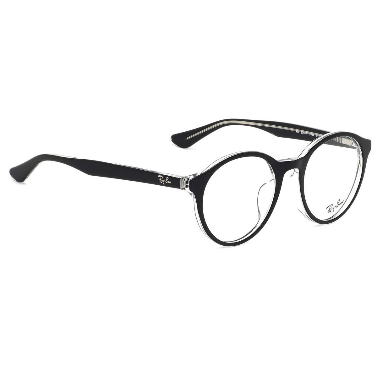 クリア Ray Ban レイバン 丸メガネ メガネ Round 杉本圭 51サイズトランスパレント ばね メガネrx5361f 2034 バーバリー ラウンド バネ蝶番 レイバン Rayban メンズ レディース メガネ サングラスのthat S 後払いok Ray Ban メガネ 正規商品販売店 14時までのご注文で