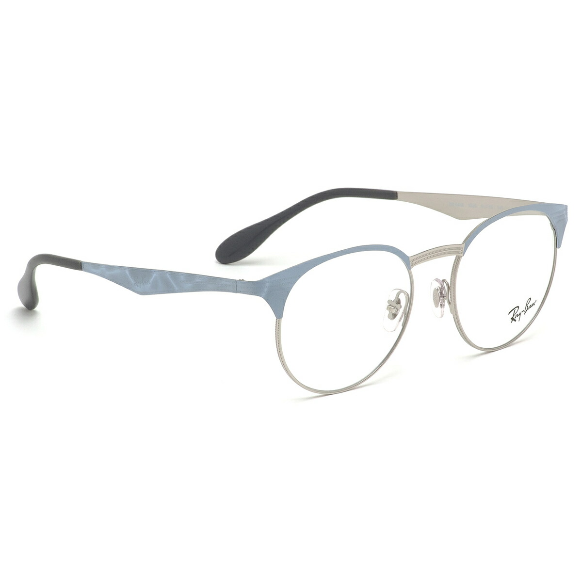 楽天市場 Ray Ban レイバン メガネ Rx6406 3026 51サイズ ステンレス ブロー トレンド 水色 ライトブルー 銀 グレー ボストン ヨーロピアン 近視 乱視 遠視 老眼 度数付き対応 メンズ レディース メガネ サングラスのthat S