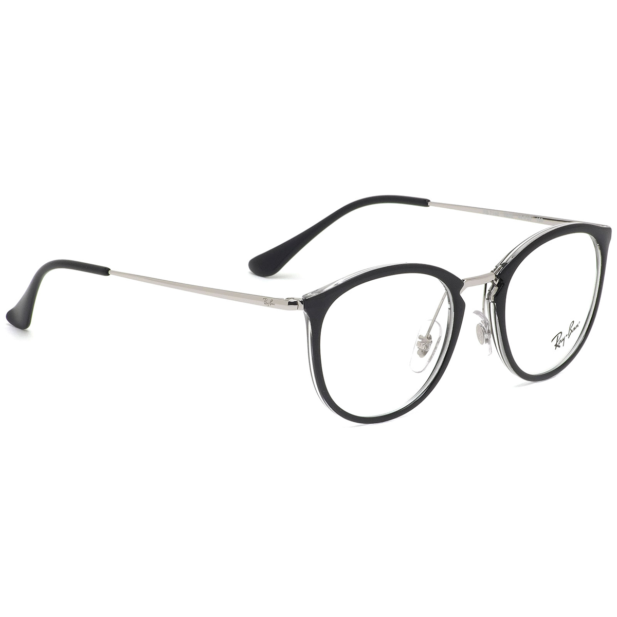 Ray Ban レイバン メガネrx7140 5852 49サイズhighstreet ハイストリート Material 眼鏡 サングラス プラダ Prada Combination マテリアルコンビネーション 杉本圭 ボストン トレンド ブラック 黒ぶち 黒縁 おしゃれ スマート かっこいいメンズ レディース メガネ